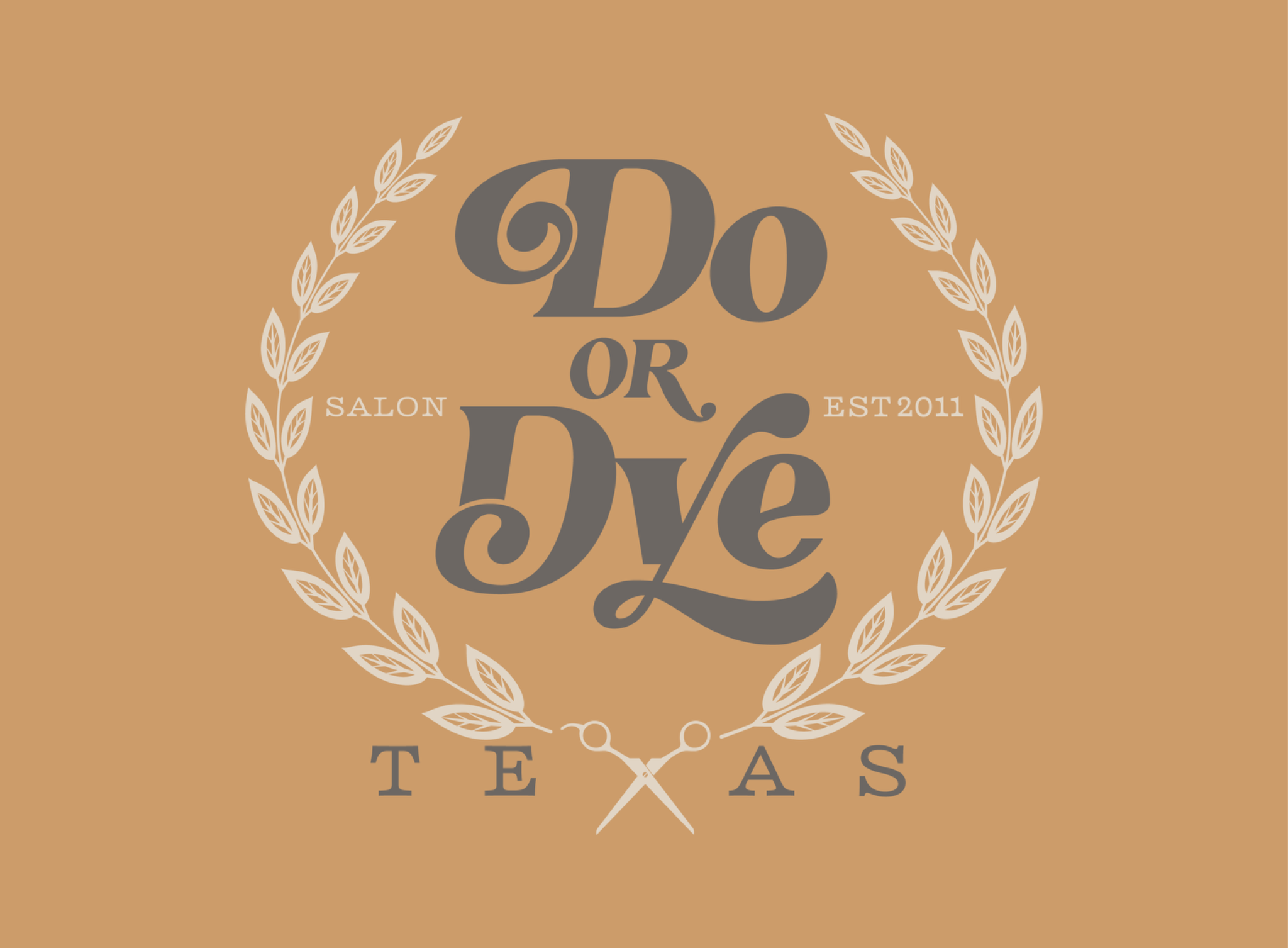 Do or Dye HTX brand color and typography lockup