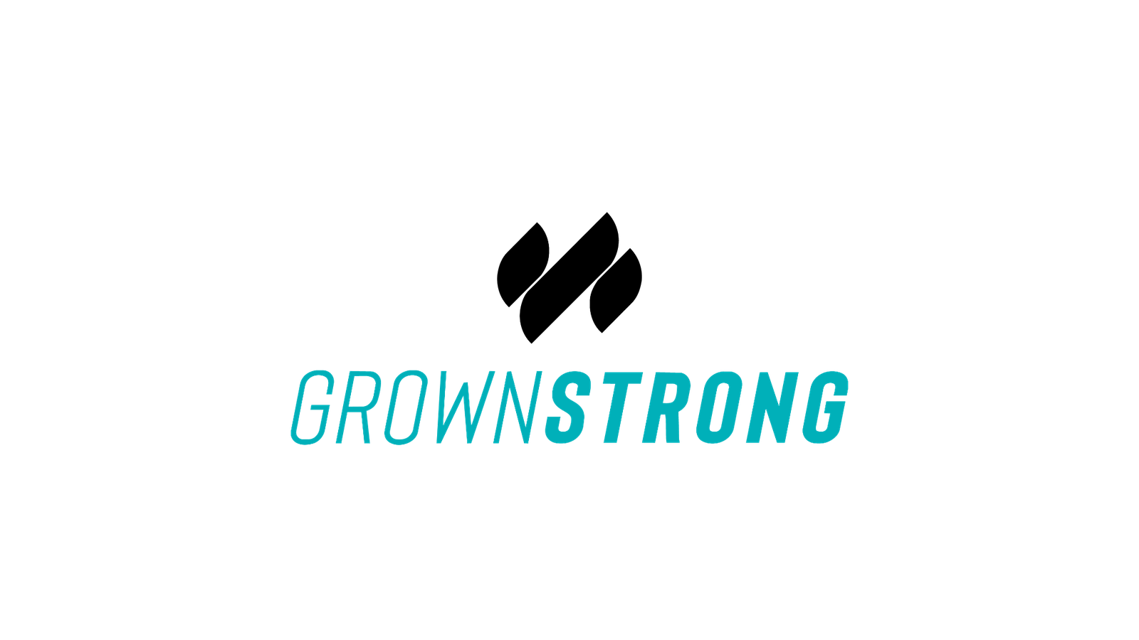 GrownStrong teal logotype